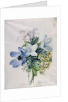 Anemone, wisteria and laburnum by Marie-Anne