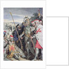 Ivanhoe by Sir Walter Scott: The death of Sir Brian de Bois-Guilbert by John Augustus Atkinson