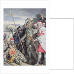 Ivanhoe by Sir Walter Scott: The death of Sir Brian de Bois-Guilbert by John Augustus Atkinson