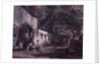 A Cottage in North Wales, with Figures by Samuel Austin