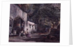 A Cottage in North Wales, with Figures by Samuel Austin