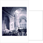 Scene in a Classical Temple: Funeral Procession of a Warrior by Joseph Charles Barrow