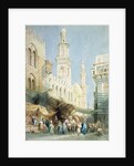The Sharia El Gohargiyeh, Cairo by William Henry Bartlett