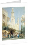 The Sharia El Gohargiyeh, Cairo by William Henry Bartlett