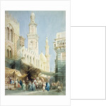 The Sharia El Gohargiyeh, Cairo by William Henry Bartlett