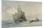 Fishing Boats, 19th century by Charles Bentley