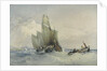 Fishing Boats, 19th century by Charles Bentley