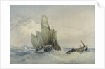Fishing Boats, 19th century by Charles Bentley