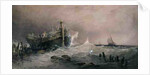 Old Breakwater, Coast of Essex by Charles Bentley