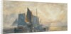 Fishing Boats at Anchor: Sunset, 19th century by William Roxby Beverly