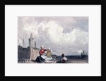Fisherfolk on the Beach by Richard Parkes (attr. to) Bonington