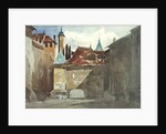 La Place du Molard, Geneva by Richard Parkes (attr. to) Bonington