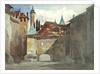 La Place du Molard, Geneva by Richard Parkes (attr. to) Bonington