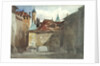La Place du Molard, Geneva by Richard Parkes (attr. to) Bonington