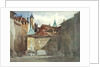 La Place du Molard, Geneva by Richard Parkes (attr. to) Bonington