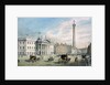 Sackville Street, Dublin, showing the Post Office and Nelson's Column by Samuel Frederick Brocas