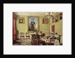 Dining room at Langton Hall, family at breakfast, c.1832-3 by Mary Ellen Best