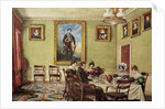 Dining room at Langton Hall, family at breakfast, c.1832-3 by Mary Ellen Best