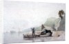 Coast Scene with Boats and Figures by Augustus Wall Callcott