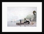 Coast Scene with Boats and Figures by Augustus Wall Callcott