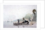 Coast Scene with Boats and Figures by Augustus Wall Callcott
