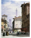 Leaning Tower, Bologna by William Callow
