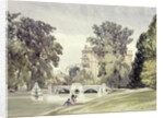 West End of the Serpentine, Kensington Gardens by William Callow