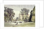 West End of the Serpentine, Kensington Gardens by William Callow