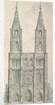 West Front of Strasbourg Cathedral by John Carter