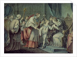 Richard, Duke of York, taking leave of his Mother, Elizabeth Woodville, in the Sanctuary, Westminster by Giovanni Battista Cipriani