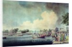 The Rowing Match at Richmond by Robert Cleveley