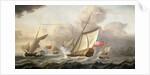 The Royal Yacht 'Mary' Exchanging Salutes, 18th century by Cornelis van de Velde
