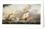 The Royal Yacht 'Mary' Exchanging Salutes, 18th century by Cornelis van de Velde
