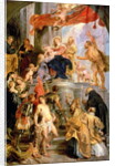 Enthroned Madonna with Child, Encircled by Saints, c.1627-28 by Peter Paul Rubens