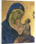 Madonna and Child with SS. Dominic and Aurea by Duccio di Buoninsegna
