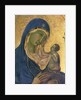 Madonna and Child with SS. Dominic and Aurea by Duccio di Buoninsegna
