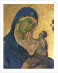 Madonna and Child with SS. Dominic and Aurea by Duccio di Buoninsegna