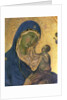 Madonna and Child with SS. Dominic and Aurea by Duccio di Buoninsegna