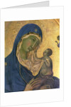 Madonna and Child with SS. Dominic and Aurea by Duccio di Buoninsegna