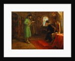 Boris Godunov with Ivan the Terrible by Ilya Efimovich Repin