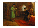 Boris Godunov with Ivan the Terrible by Ilya Efimovich Repin