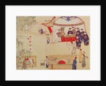 An archery contest, late 18th century by School Chinese