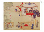 An archery contest, late 18th century by School Chinese