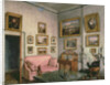 Col. Norcliffe's study at Langton Hall, c.1837 by Mary Ellen Best