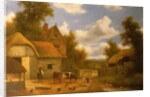 Farmyard Scene by Charles Vickers