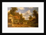 Farmyard Scene by Charles Vickers