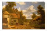 Farmyard Scene by Charles Vickers