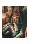 Detail of George I from the Painted Hall, Greenwich by James Thornhill