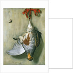 Trompe l'Oeil with Partridge, 1666 by Hendrik de Fromantiou