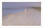 Summer evening at the South Beach, Skagen, 1893 by Peder Severin Kroyer